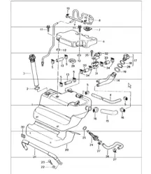 fuel tank 993 1994-98