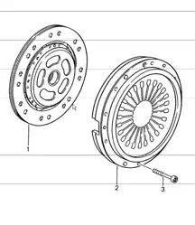Kupplung 993 CARRERA M64.05/07 und 993 TURBO M64.20 1994-98