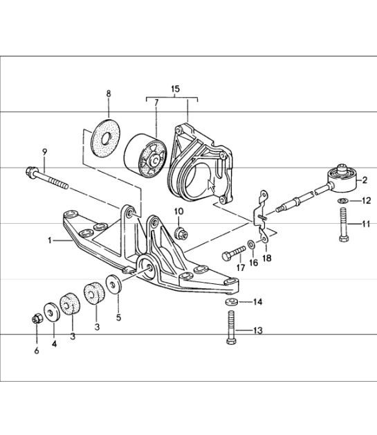 Diagram 370-00 Porsche Cayenne 9YA 2018-2023