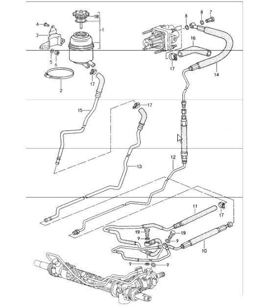 Diagram 403-01 Porsche 944 Turbo S 2.5L 8V 1988>> 