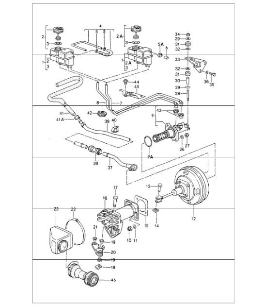 Diagram 604-01 Porsche Cayenne S 4.5L V8 2003>> Wheels, Brakes