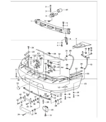 Stoßstange hinten 993 1994-98