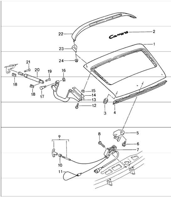 Diagram 803-05 Porsche Cayman S 3.4L 987C 2005-08 Body