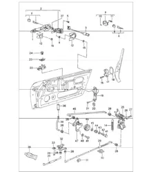 door latch 993 1994-98