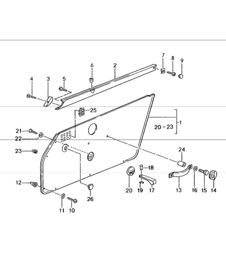 interior equipment doors 993 CARRERA RS 1994-98 interior equipment doors 993 CARRERA RS 1994-98