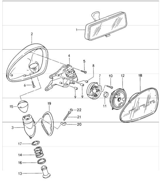 Diagram 809-12 Porsche 996 C2 3.4L 1997-08/01 Body
