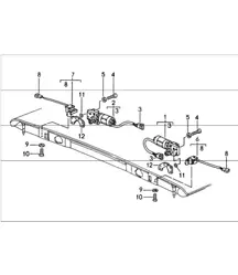 convertible top catch 993 CABRIO 1994-98