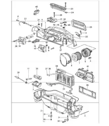 calefactor, aire acondicionado, piezas sueltas 993 1994-98