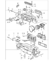 riscaldatore, condizionatore, pezzi singoli 993 1994-98