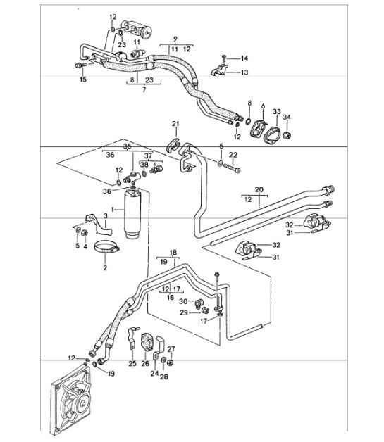 Diagram 813-25 Porsche Cayenne 3.6L 2007>> Body