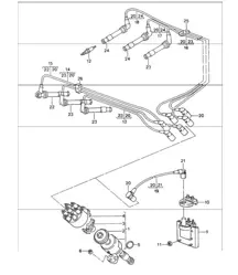 moteur électrique 993 TURBO M64.60 1995-98