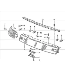 combined lights rear 993 1994-98