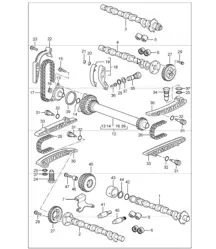 Nockenwellenantriebsmechanismus 996 CARRERA 2/4/4S M96.03 ab 2002