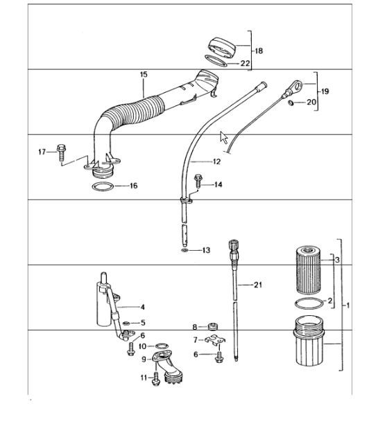 Diagram 104-05 Porsche Boxster 718 (982) 2017>> Engine