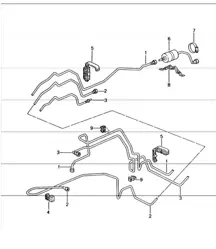 fuel system rear 996 CARRERA 1998-05