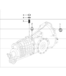 transmission, removed single parts 996 CARRERA 2/4 (M338/M339) G96.00/30/01/31 1998-05 transmission, removed single parts 996 CARRERA 2/4 (M338/M339) G96.00/30/01/31 1998-05