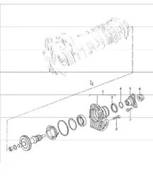 tiptronic all-wheel driving mechanism 996 CARRERA 4 (M339 All-wheel drive) A96.30 1999-01