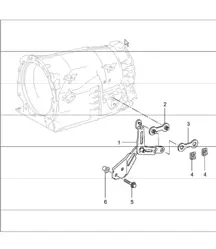 tiptronic selector lever 996 CARRERA 2/4 (M338/M339) A96.10/35  2002 ONWARDS