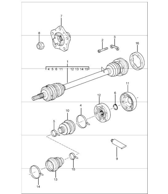 Diagram 501-05 Porsche Taycan Turbo 