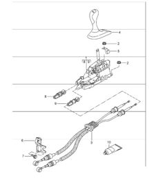 transmission control manual transmission 996 1998-05 transmission control manual transmission 996 1998-05