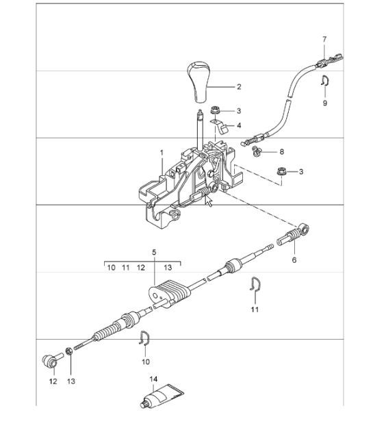 Diagram 701-01 Porsche 928S4 5.0L 1987-92 
