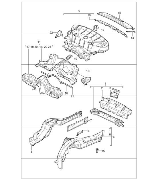 Diagram 801-35 Porsche 928S2 4.7L 1984-86 