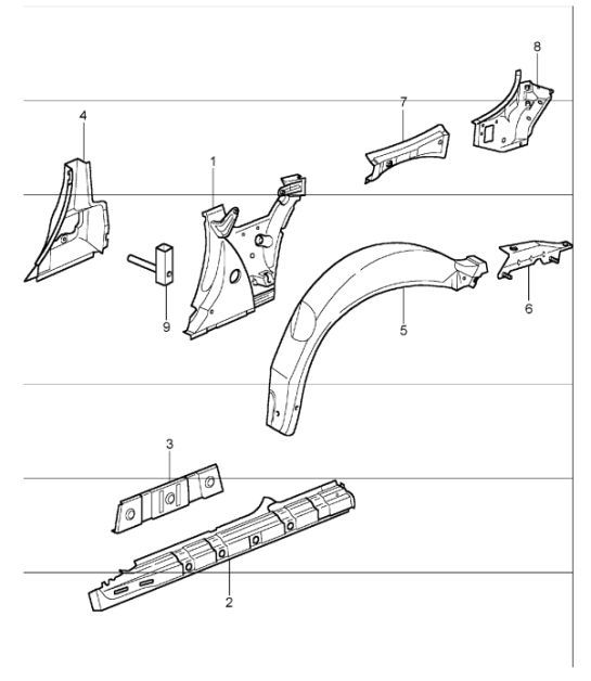 Diagram 801-60 Porsche 944 1982-1991 