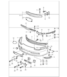 Stoßstange vorne 996 1998-05