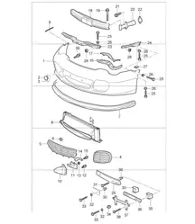 Stoßstange vorne 996 C4S ab 2002
