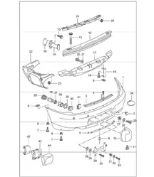 pare-chocs arrière 996 1998-05