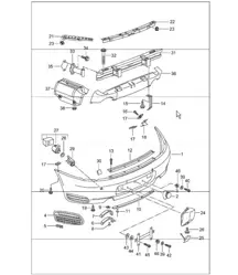 Stoßstange hinten 996 C4S ab 2002