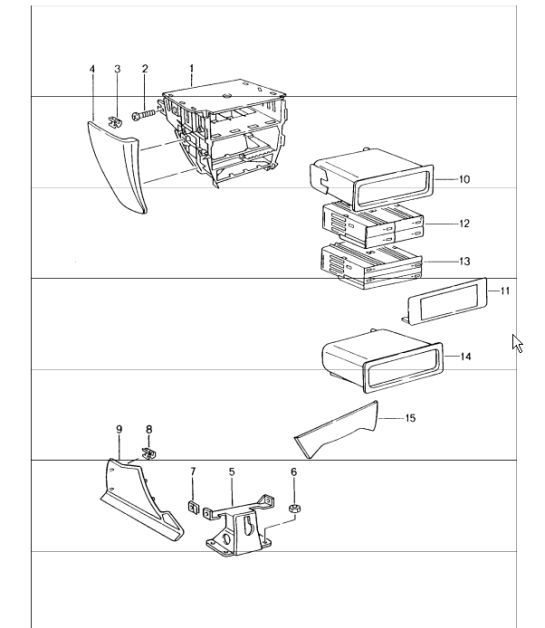 Diagram 809-15 Porsche Taycan (9J1) MK1 2020-2024 