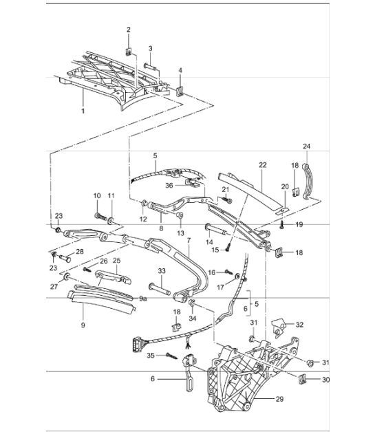 Diagram 811-07 Porsche Cayenne 3.2L V6 2003>> Body