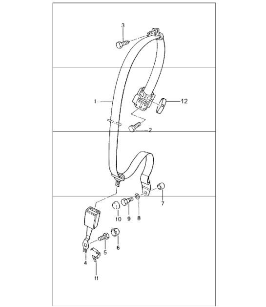 Diagram 812-06 Porsche Cayman S 3.4L 987C 2005-08 Body