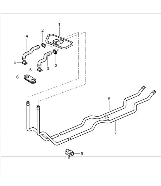 Diagram 813-00 Porsche 996 (911) (1997-2005) Carrozzeria