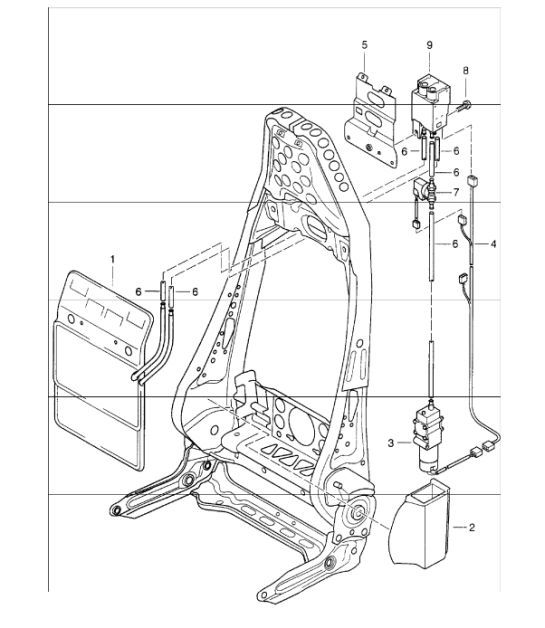Diagram 817-07 Porsche 911 & 912 (1965-1989) Body