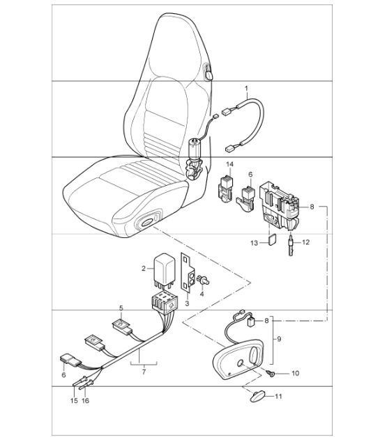 Diagram 817-60 Porsche Macan (95B) MK2 2019-2021 