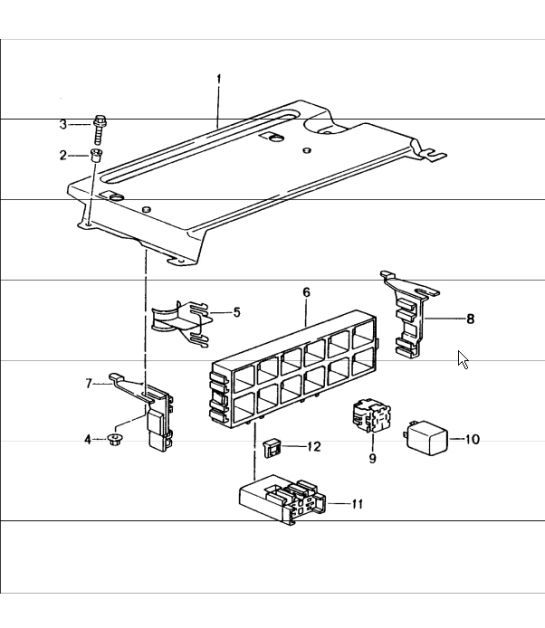 Diagram 902-01 Porsche 944 1982-1991 