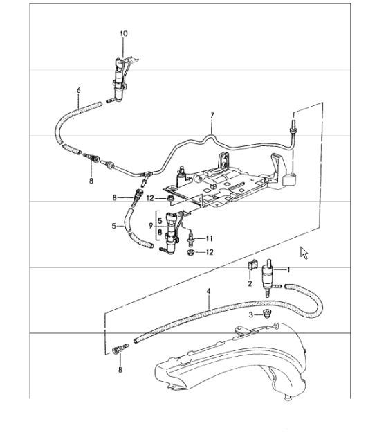 Diagram 904-20 Porsche 911 & 912 (1965-1989) Electrical equipment