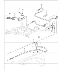headlight washer system 996 M288 2002 ONWARDS