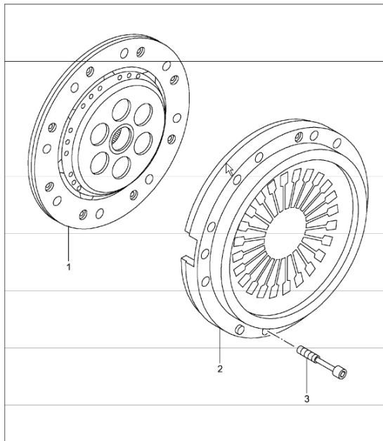 Diagram 301-01 Porsche Cayenne 3.0L Diesel 2007>> Transmission
