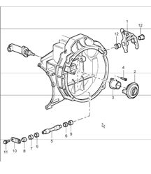 clutch release, clutch operating cylinder 996 TURBO G96.50 2001-05 clutch release, clutch operating cylinder 996 TURBO G96.50 2001-05