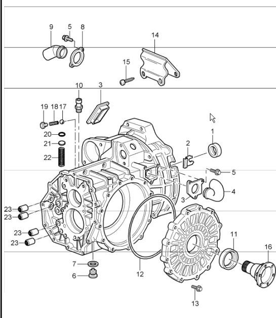 Diagram 302-01 Porsche Cayenne 9YB 2023>> 