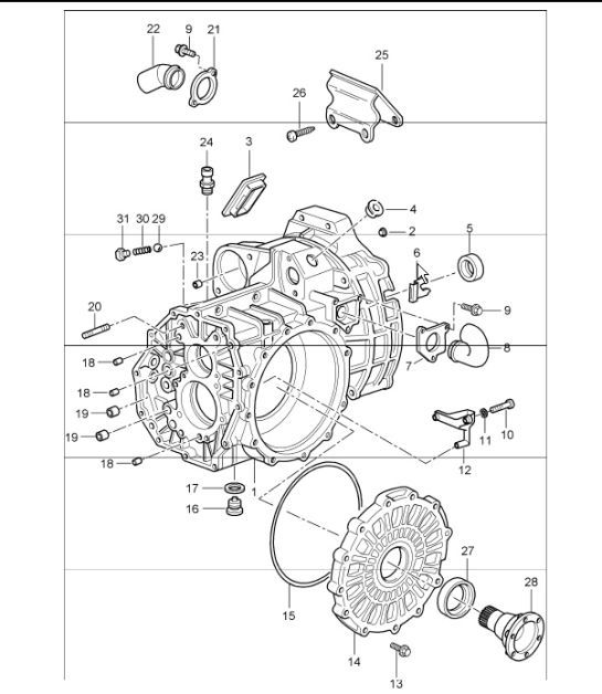 Diagram 302-02 Porsche Cayenne Turbo V8 4.0L Petrol 550Hp 