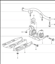 transmission suspension 996 TURBO G96.50 2001-05