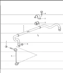 stabiliser 996 TURBO 2001-05