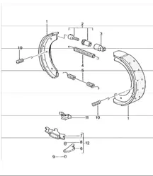 frein à main 996 TURBO 2001-05