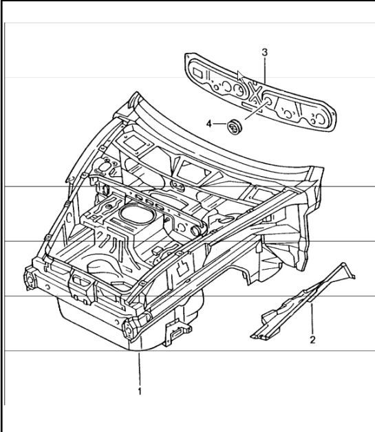 Diagram 801-05 Porsche Macan (95B) MK1 (2014-2018) Body