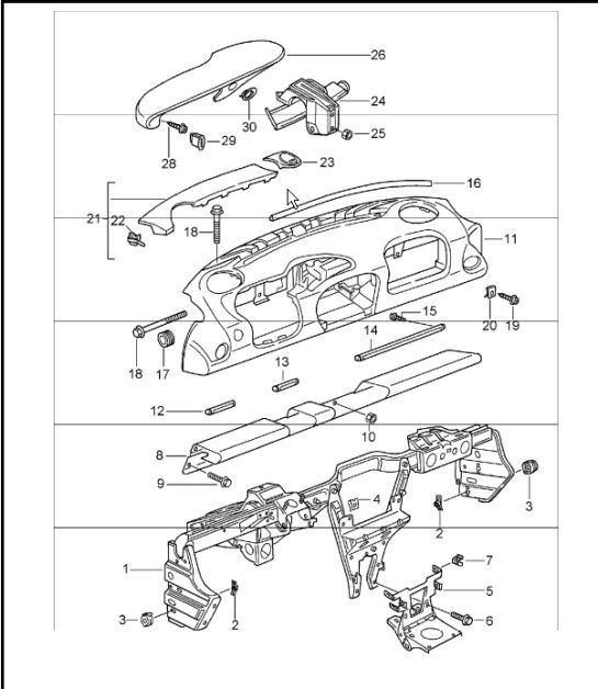 Diagram 809-00 Porsche Cayenne 3.2L V6 2003>> Body