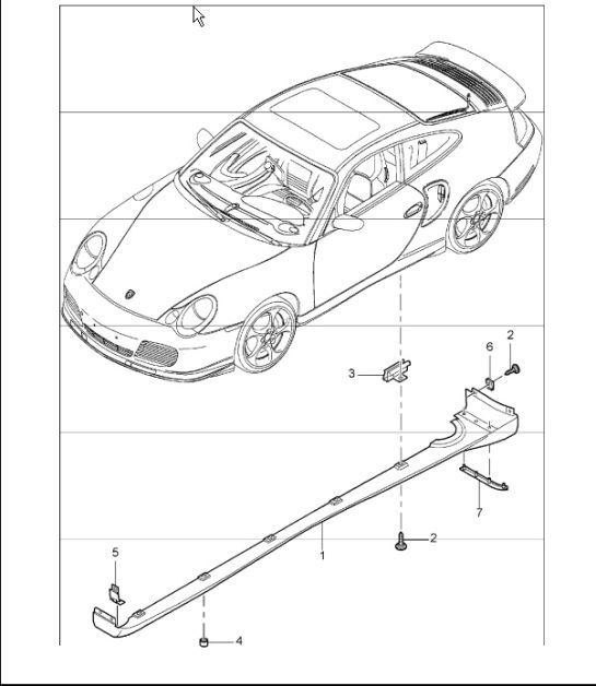 Diagram 810-05 Porsche Macan GTS Petrol 3.0L V6 360Bhp Body